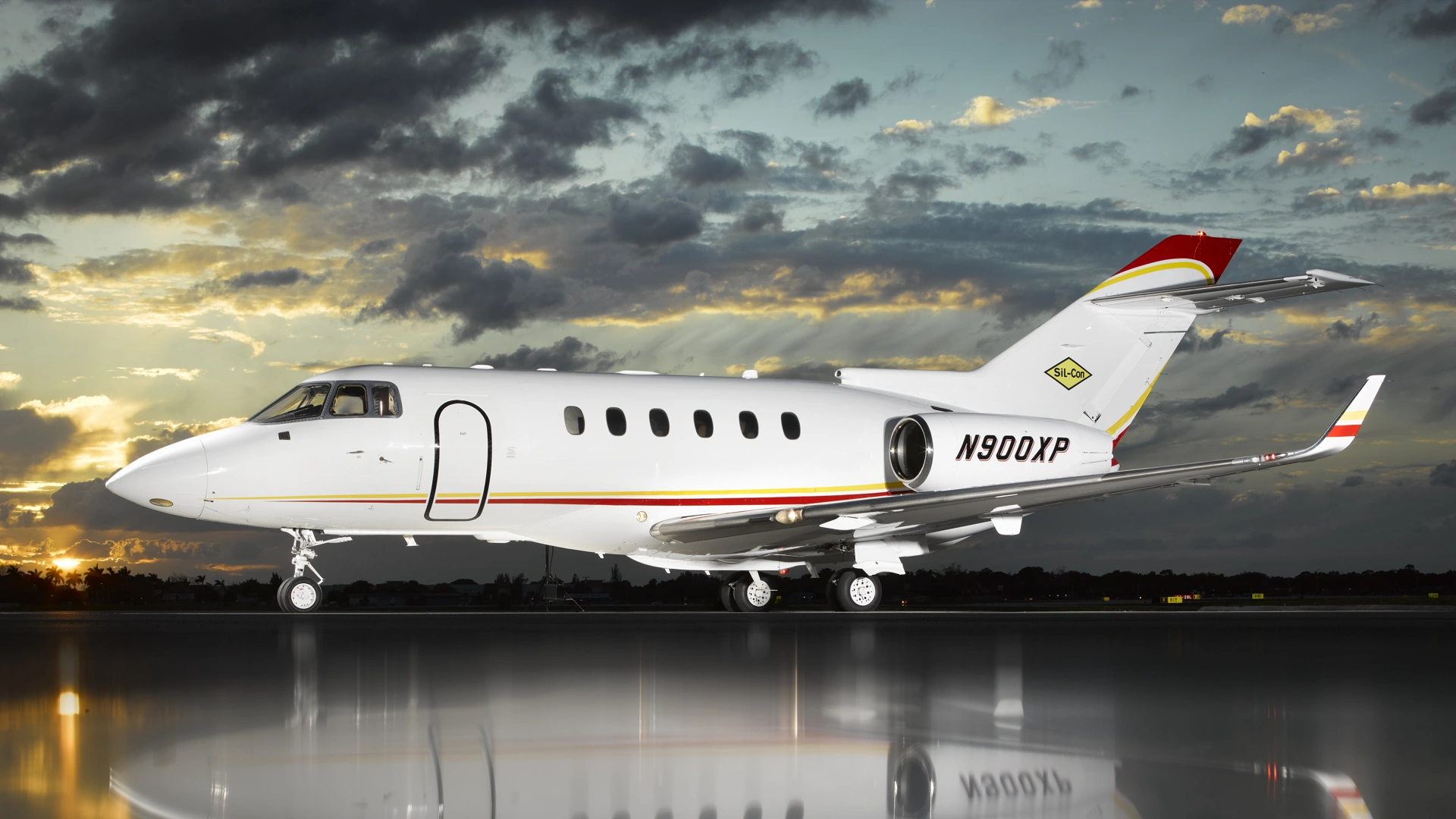 Alerion Hawker 900XP - N900XP available for private charter by Alerion Aviation.